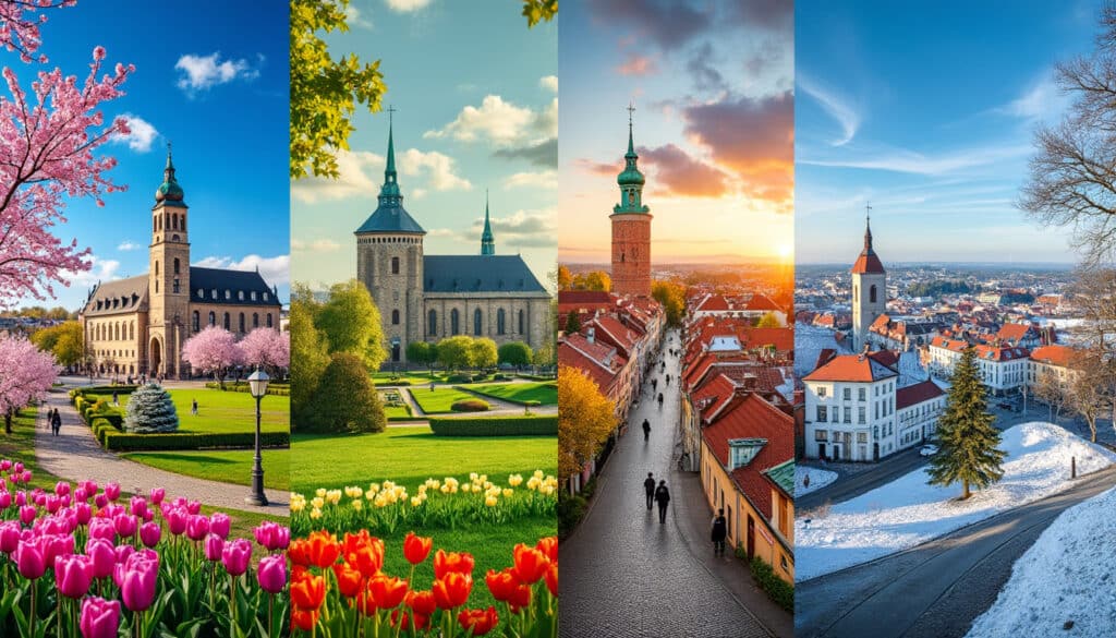 explore the enchanting seasons in tallinn, where the charming blend of history and nature brings each time of year to life. experience vibrant festivals, picturesque winter landscapes, blooming spring gardens, sun-kissed summer days, and colorful autumn foliage in estonia's capital city.